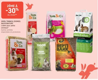 Litière pour petits animaux Good, Tom&Co, Zoomed, Back2nature