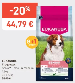 EUKANUBA Croquettes Senior - small & medium