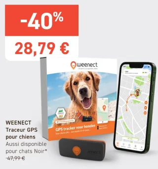 WEENECT Traceur GPS pour chiens