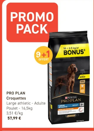 Croquettes pour chien Large athletic Adulte Poulet PRO PLAN
