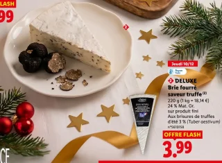 DELUXE Brie fourré saveur truffe