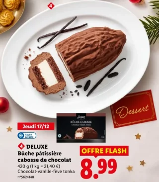 DELUXE Bûche pâtissière cabosse de chocolat
