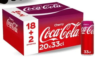 Coca-Cola Cherry 18+2 Offertes 20 x 33cl