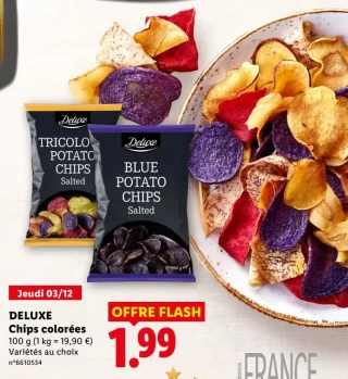 DELUXE Chips colorées