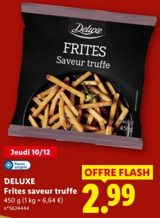DELUXE Frites saveur truffe