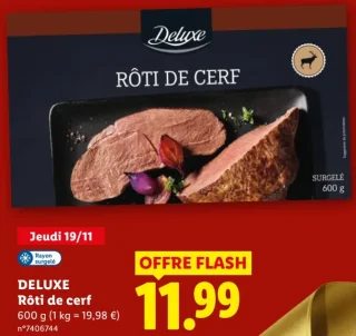 DELUXE Rôti de cerf
