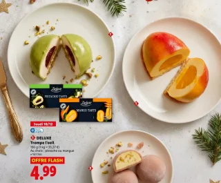 DELUXE Trompe l'œil pistache ou mangue