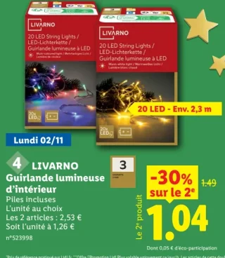 Guirlande lumineuse d'intérieur LIVARNO