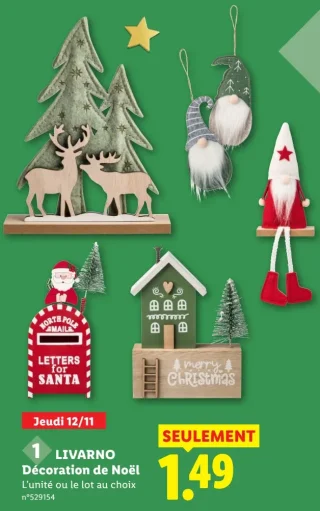 Décoration de Noël LIVARNO
