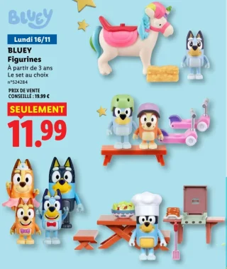 BLUEY Figurines