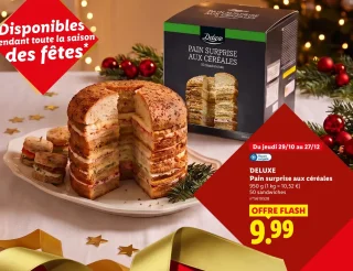 Pain surprise aux céréales Deluxe