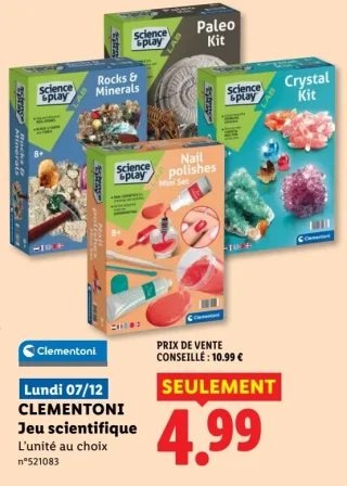 CLEMENTONI Jeu scientifique