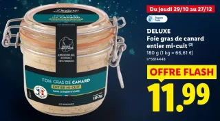 Foie gras de canard entier mi-cuit Deluxe