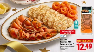 Deluxe Saumon ASC façon gravlax
