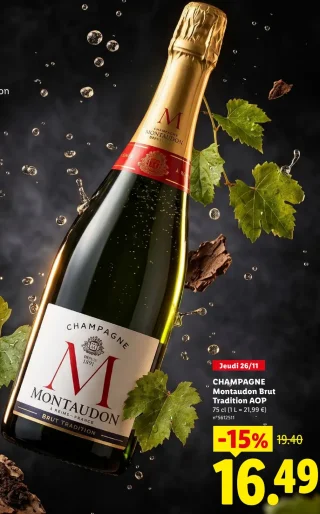 CHAMPAGNE Montaudon Brut Tradition AOP