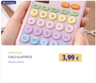 SURSTOCKS Calculatrice