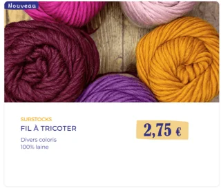 Fil à tricoter Surstocks