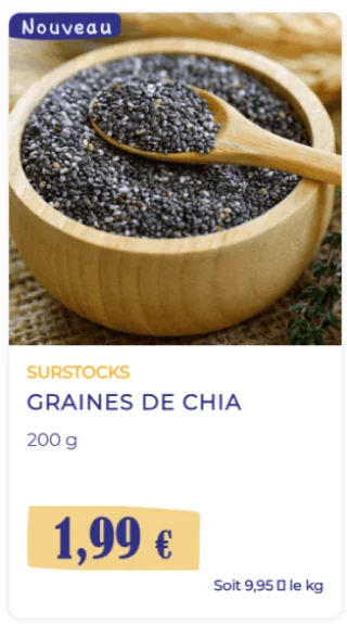 Graines de chia Surstocks