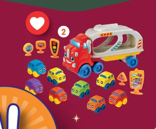 Mon transporteur et ses voitures