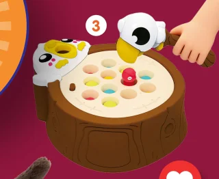 Jeu nourrir le petit oiseau