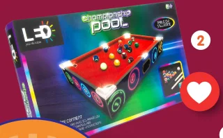 Billard à LED Championship Pool