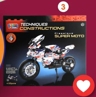 Bricks Techniques Constructions moto à construire - Super Moto