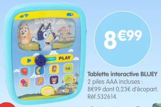 Tablette interactive BLUEY