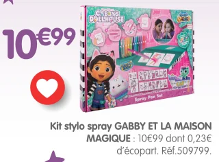 Kit stylo spray GABBY ET LA MAISON MAGIQUE