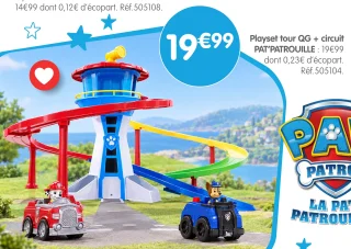Playset tour QG + circuit PAT'PATROUILLE