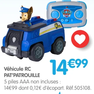 Véhicule RC PAT'PATROUILLE
