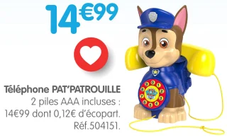 Téléphone PAT'PATROUILLE