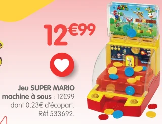 Jeu SUPER MARIO machine à sous