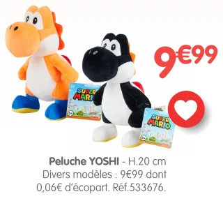 Peluche YOSHI H. 20 cm