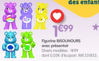 Figurine BISOUNOURS avec présentoir