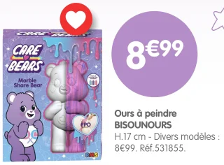 Ours à peindre BISOUNOURS