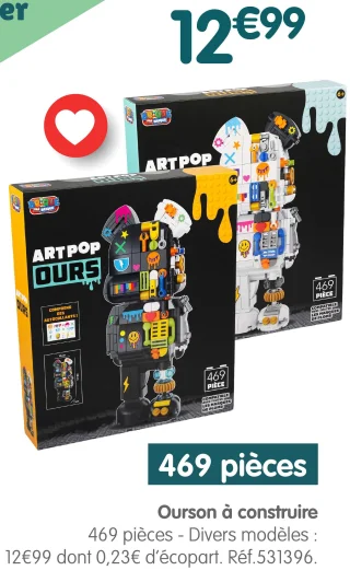 Ourson à construire Art Pop Ours