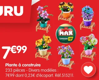Plante à construire Zuru MAX Garden