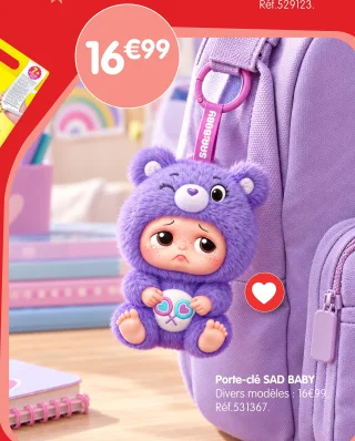 Porte-clé SAD BABY Divers modèles