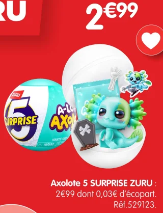 Axolote 5 SURPRISE ZURU