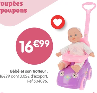 Bébé et son trotteur