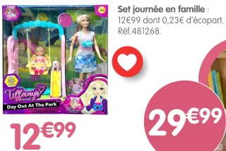 Set journée en famille Tiffany's World Day Out At The Park