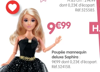 Poupée mannequin deluxe Saphira