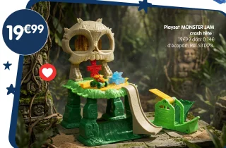 Playset MONSTER JAM crash tête