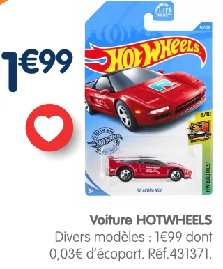 Voiture HOTWHEELS