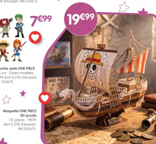 Maquette ONE PIECE 3D puzzle