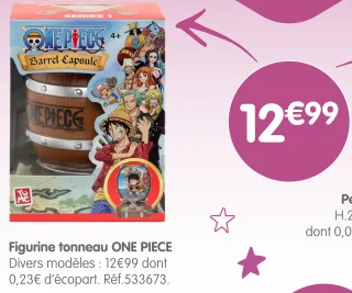 Figurine tonneau ONE PIECE