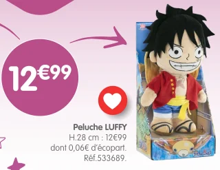 Peluche LUFFY One Piece