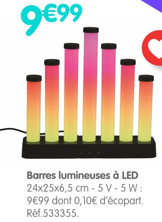 Barres lumineuses à LED
