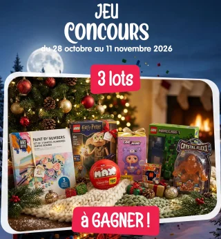 Jeu concours - 3 lots de jouets à gagner