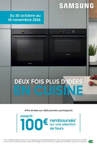 Sélection de fours encastrables Samsung